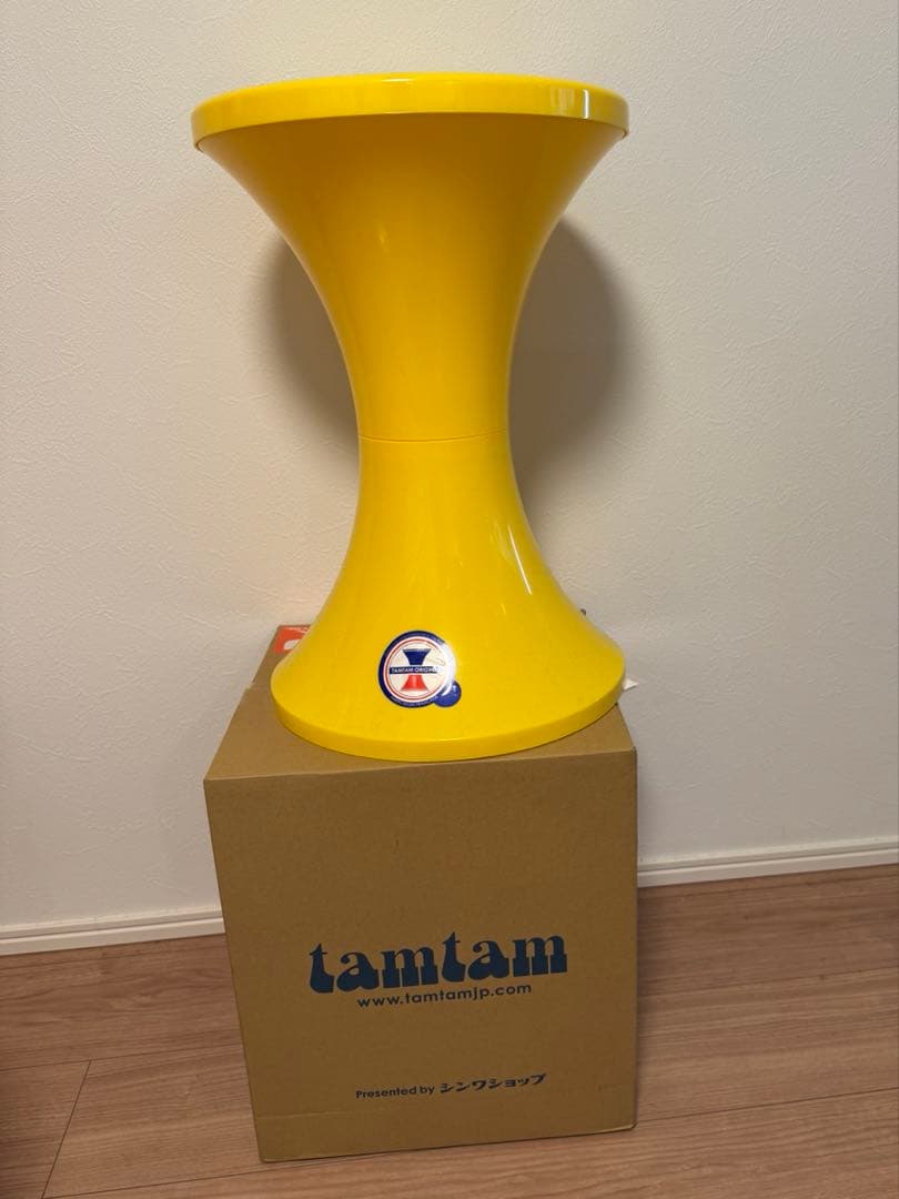 美品 TamTam Pop タムタム ポップ スツール バナナ イエロー