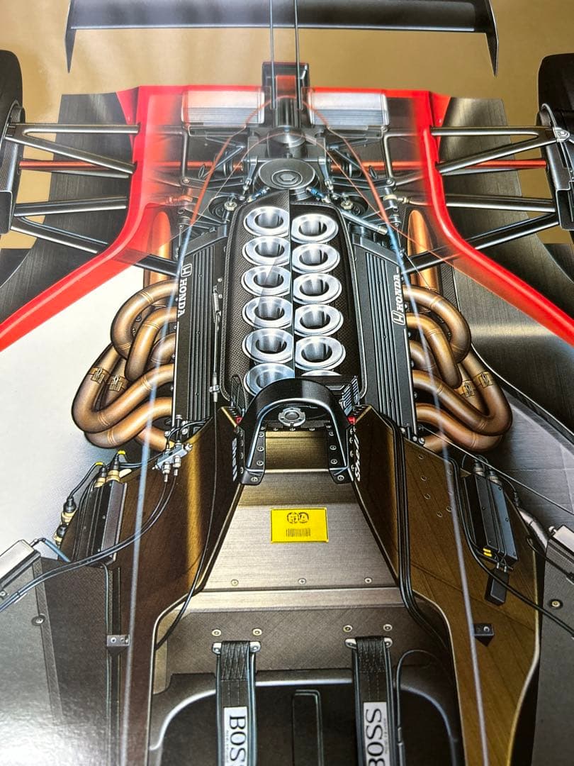 限定値下】タミヤF1 マクラーレン MP4/ 大判 ポスター アイルトン