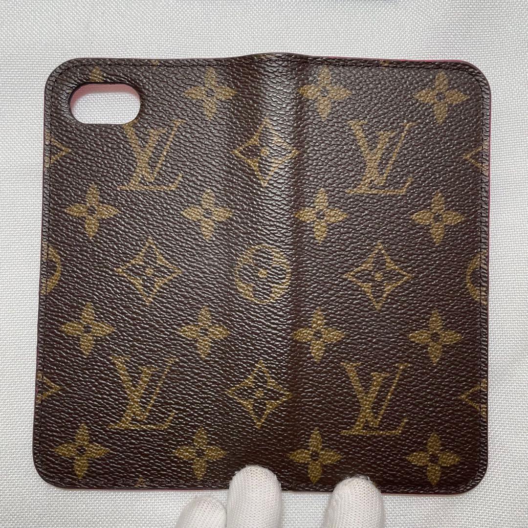 ルイヴィトン モノグラム iPhoneケース SE 7 8 手帳型 - メルカリ