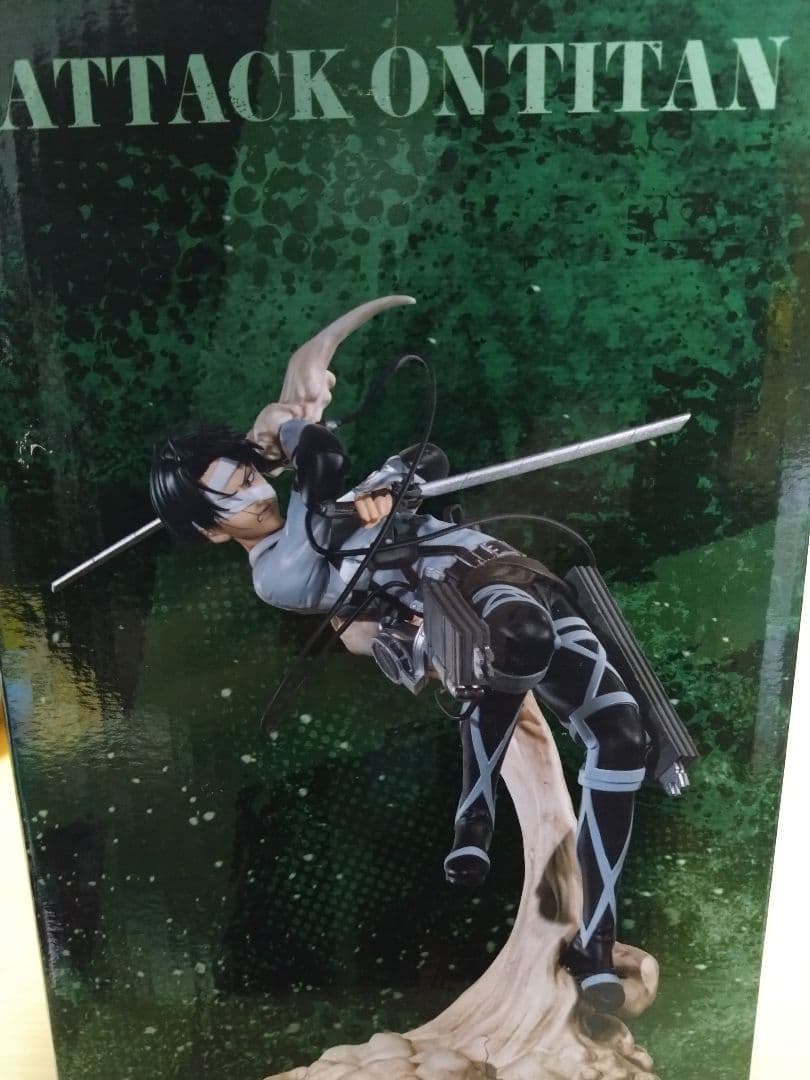 進撃の巨人一番くじ地鳴らし（未使用未開封）リヴァイハンジフィギュアアクリルボード