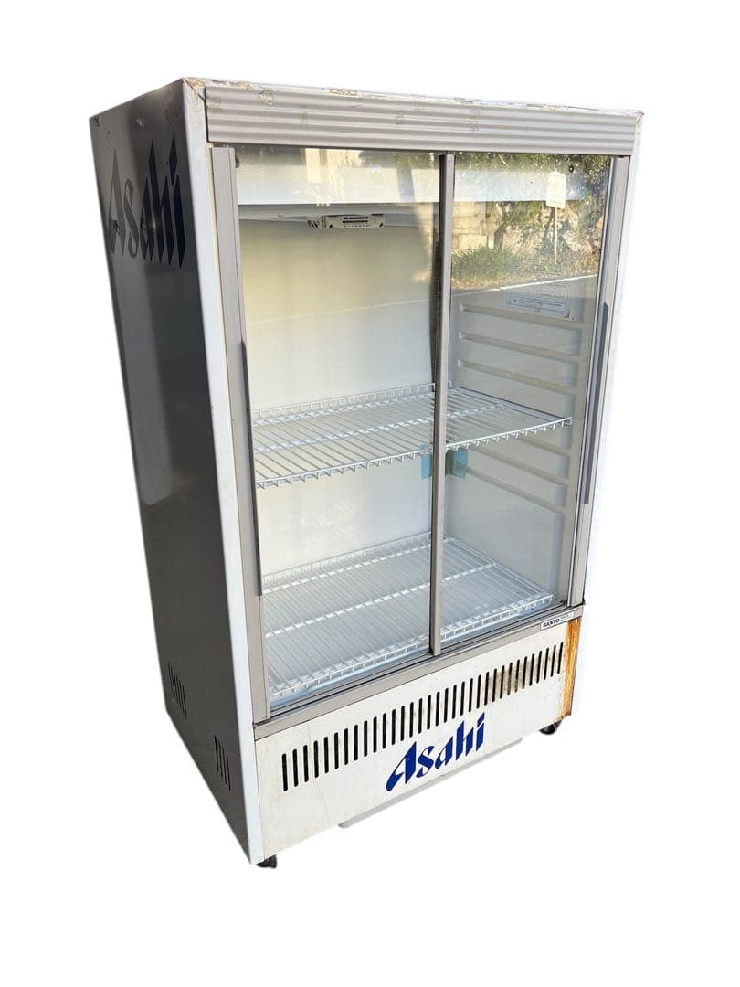 業務用 冷蔵ショーケース SANYO SMR-76 Asahiロゴ入り 店舗用