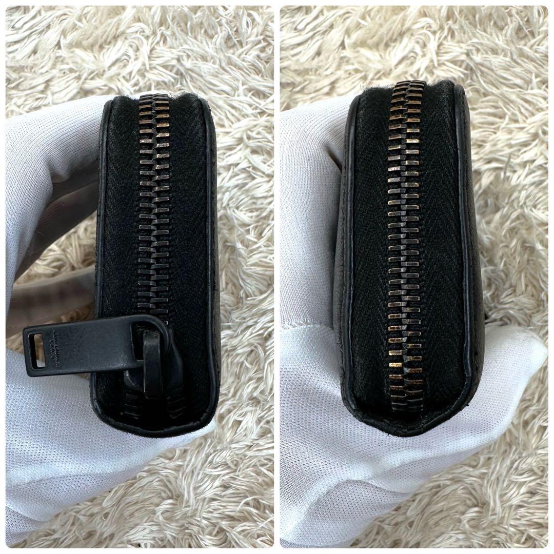 【美品】サンローラン ケース 小銭入れ ブラック YSL 付属品完備