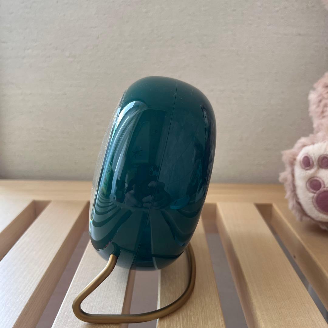 美品）アルネヤコブセン テーブルクロック グリーン 無印 ブリキ缶2個