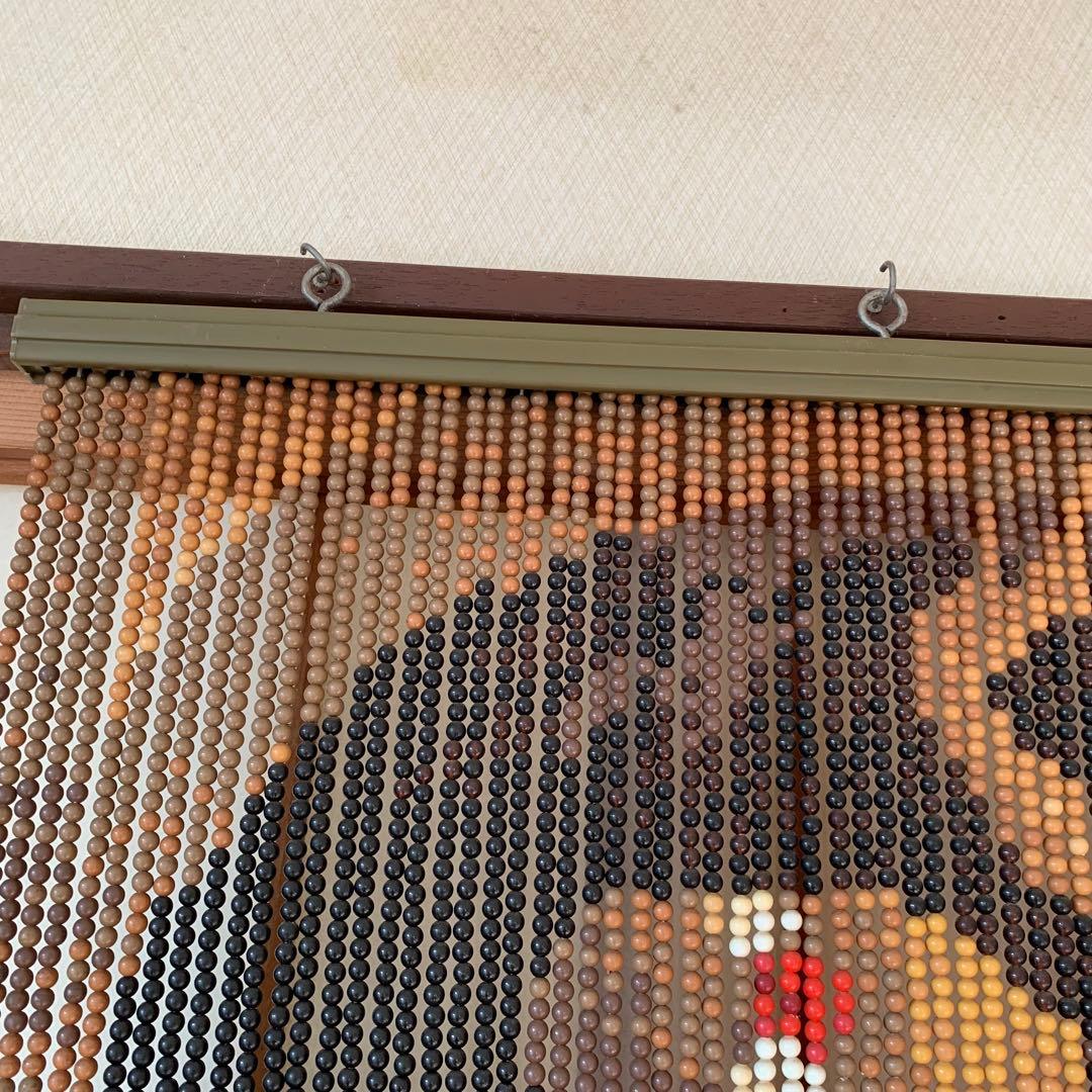 昭和レトロ ビーズのれん 85×150cm フラメンコダンサー ビーズカーテン