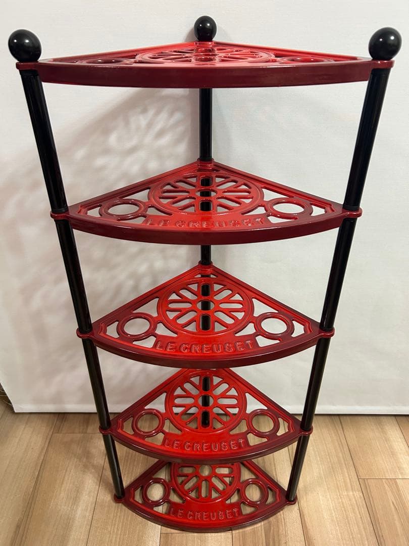 ル・クルーゼ Le Creuset 鋳物 ホーロー 鍋 ポットスタンド オレンジ