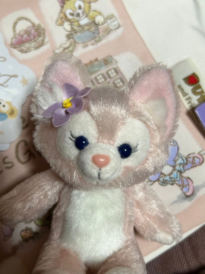 ダッフィーフレンズ　トートバッグ　リーナベル　ぬいぐるみ　ストラップ