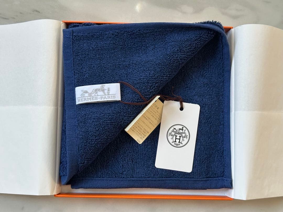 HERMES エルメス カレ・タオル ＜ステアーズ＞ 新品・未使用品 未使用