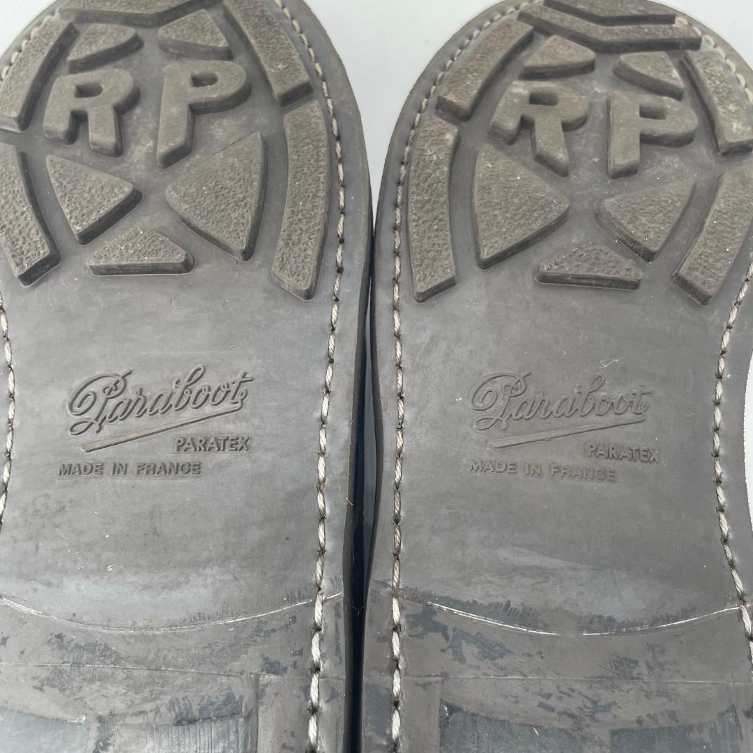 16470✨イッセイミヤケメン×パラブーツ 7 本革 レザー ドレスシューズ