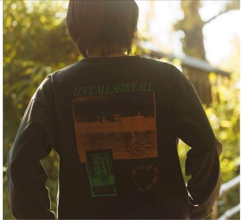 藤井風 LASA ダメージ ロングTシャツ(ダメロンT) サイズM