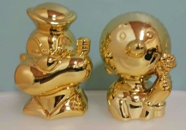 ポパイ　オリーブ　ゴールド　貯金箱　ヴィンテージ　レトロ　レア