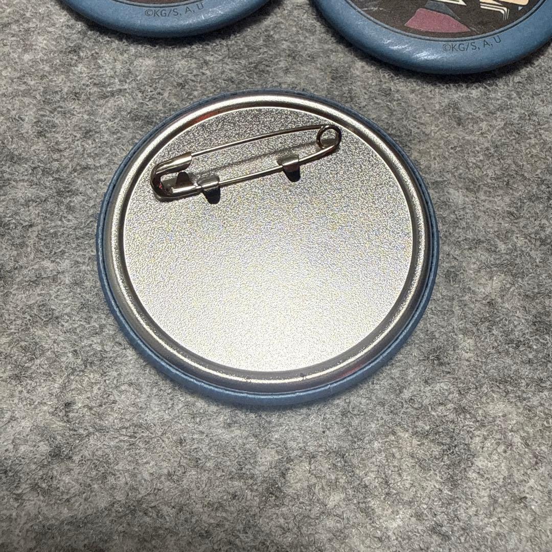 鬼滅の刃　冨岡義勇　和紙　缶バッジ　切り絵風　ジャンプショップ