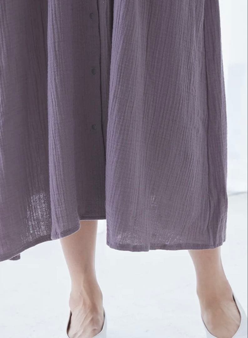 【新品・未使用】gelato pique マタニティガーゼワンピース（ミント）