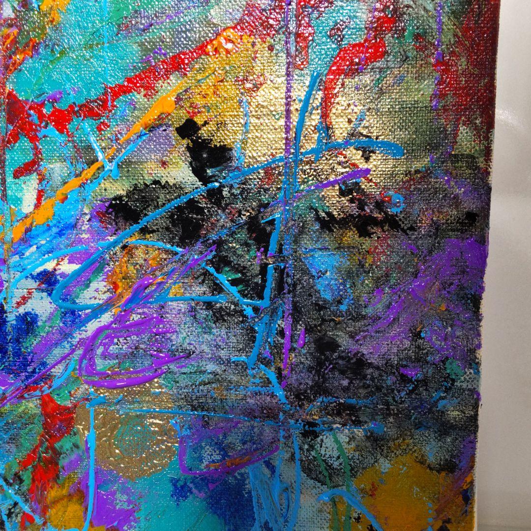 ☆抽象画、現代絵画、フルイドアート、テクスチャーアート、インテリア、アクリル絵画