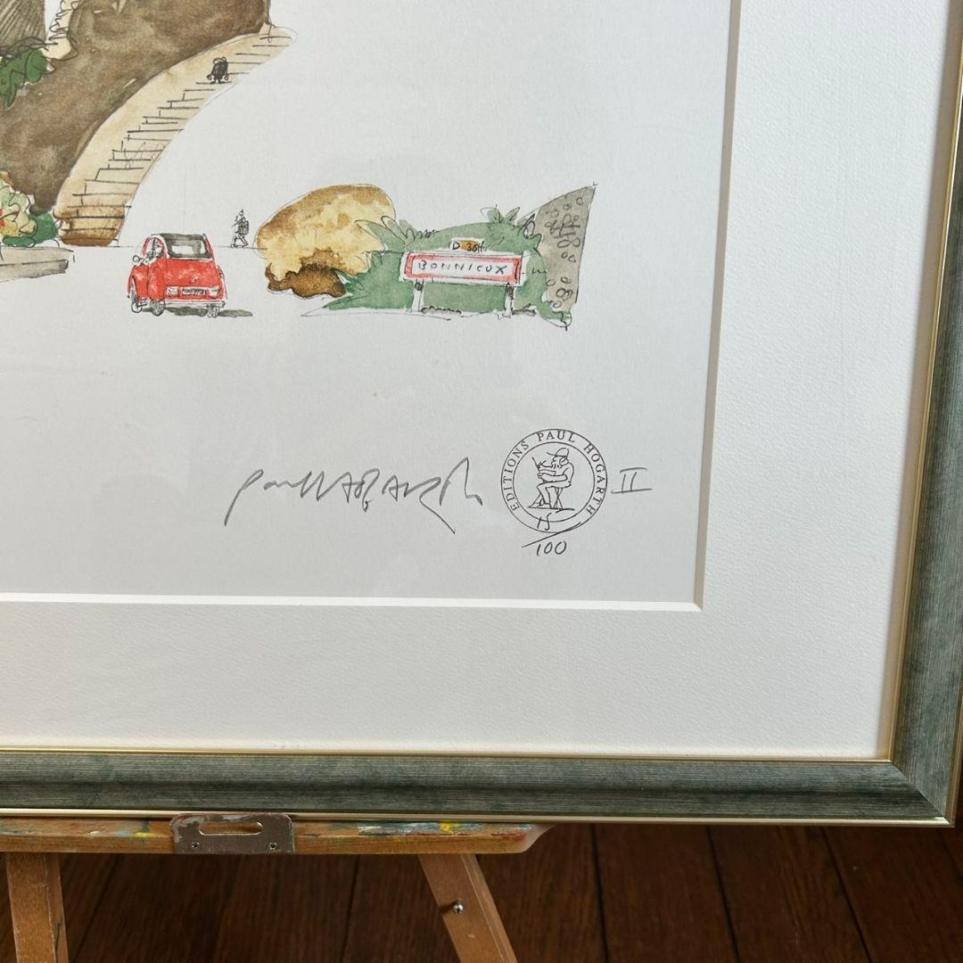 PAUL HOGARTH MARCH ポール ホガース 版画 直筆サイン入