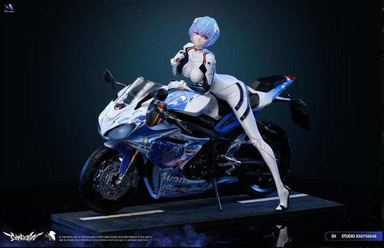 新世紀エヴァンゲリオン　綾波レイ　バイク ガレージキット　フィギュア
