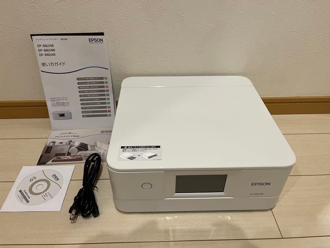 ジャンク品】EPSON EP-882AW ホワイトプリンター - メルカリ