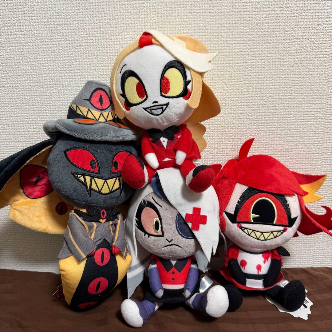 ハズビン・ホテルへようこそ おすわりぬいぐるみ ラウンドワン限定 4種