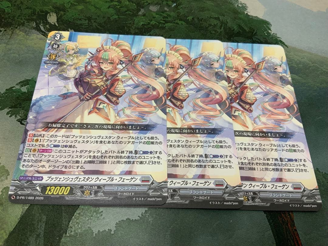 ヴァンガード/PR/プッツェンシュヴェスタン ウィーブル・フェーゲン/3