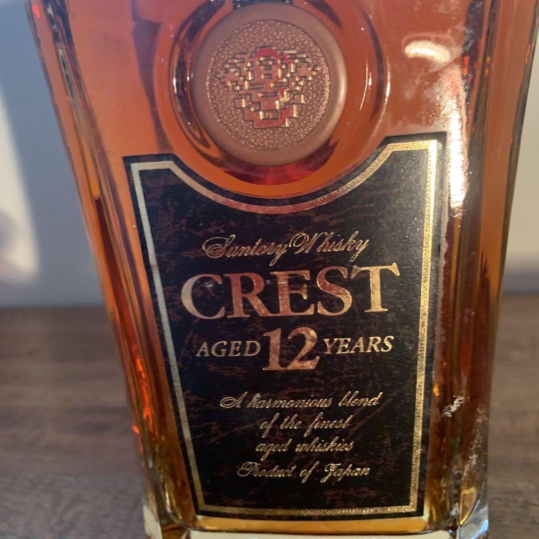 古酒】サントリー CREST AGED12YEARS 未開栓