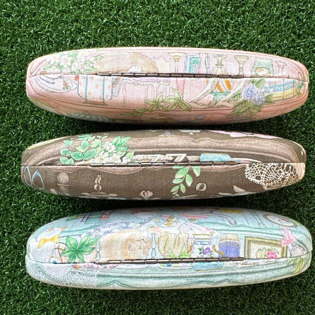 ピカピカ☆ハンドメイド メガネケース コンパクトミラー ユキエモン