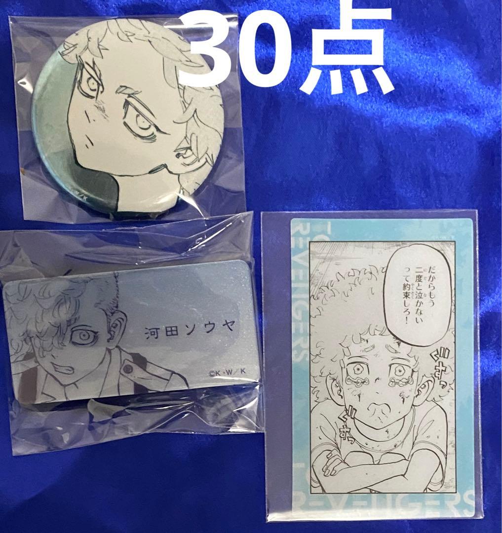 缶バッジ30点】河田ソウヤ アングリー 東京リベンジャーズ まとめ売り