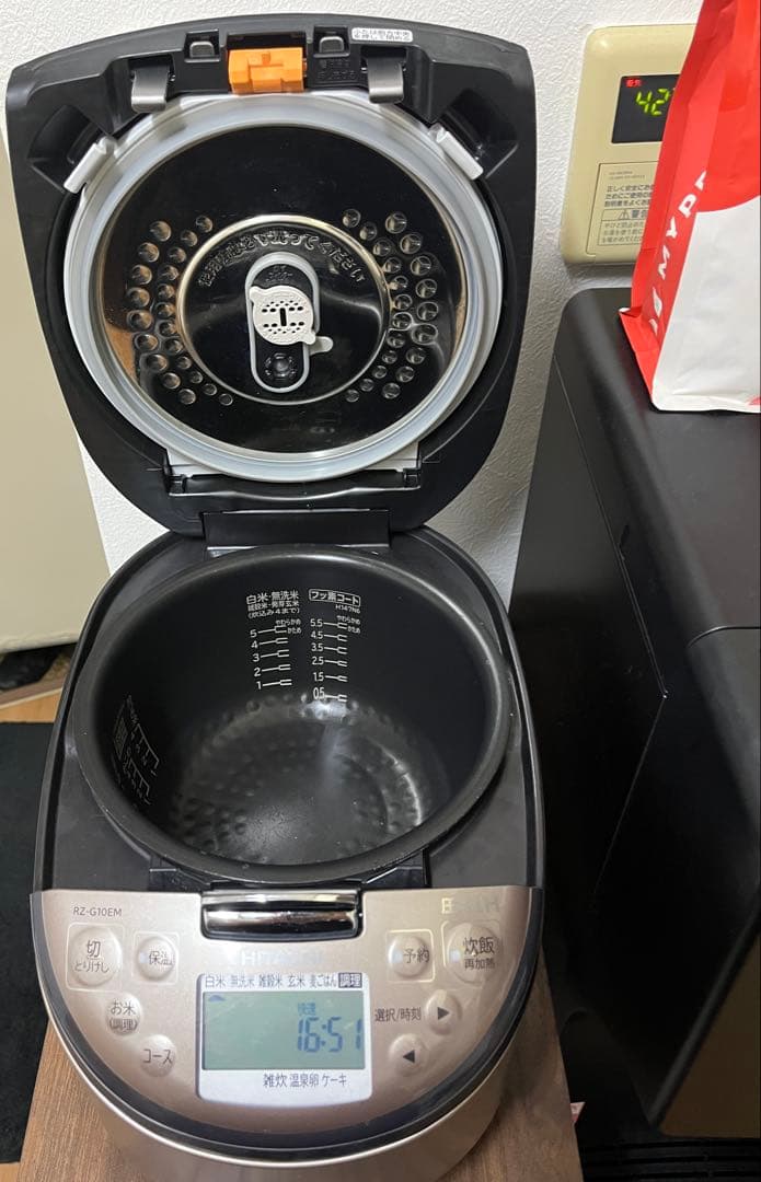 HITACHI RZ-G100M 炊飯器 1.0L ゴールド