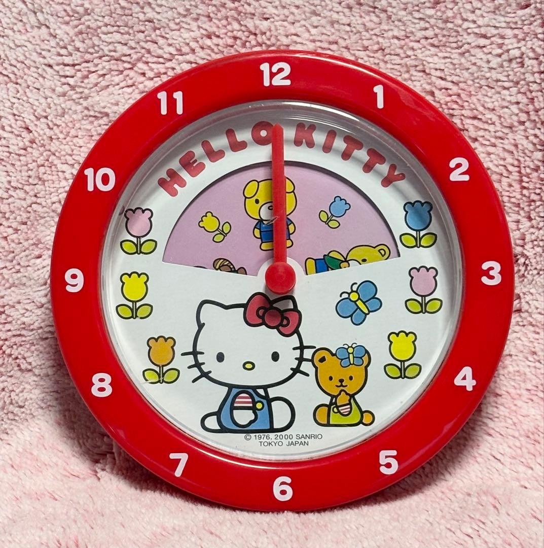 平成レトロ】ハローキティ アナログ時計 2000年製 - メルカリ