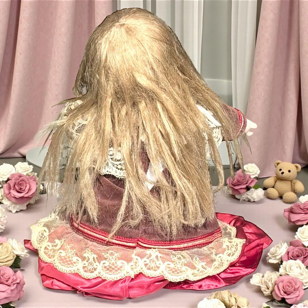 焼きみかん様専用 ビスクドール ブリュ ジュン ローズレッドドレス