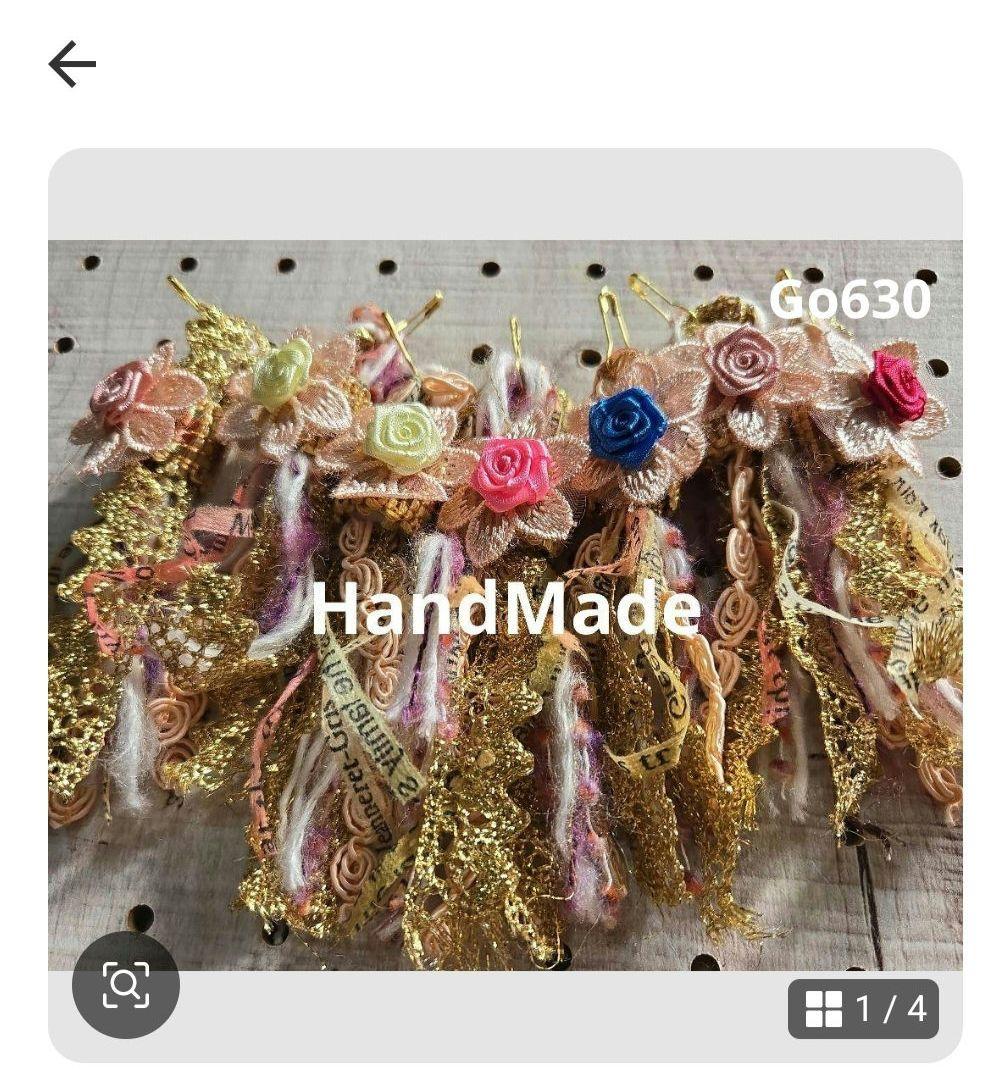 いちごパフェ様✨専用ハンドメイドタッセルチャーム約12×5cm I