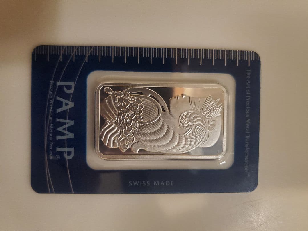PAMP 純銀製バー 31.10g 999純度