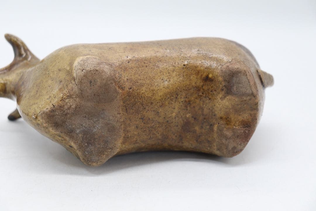 中国 磁州窯 黄釉 牛童子型香炉 送料込み250621 - メルカリ