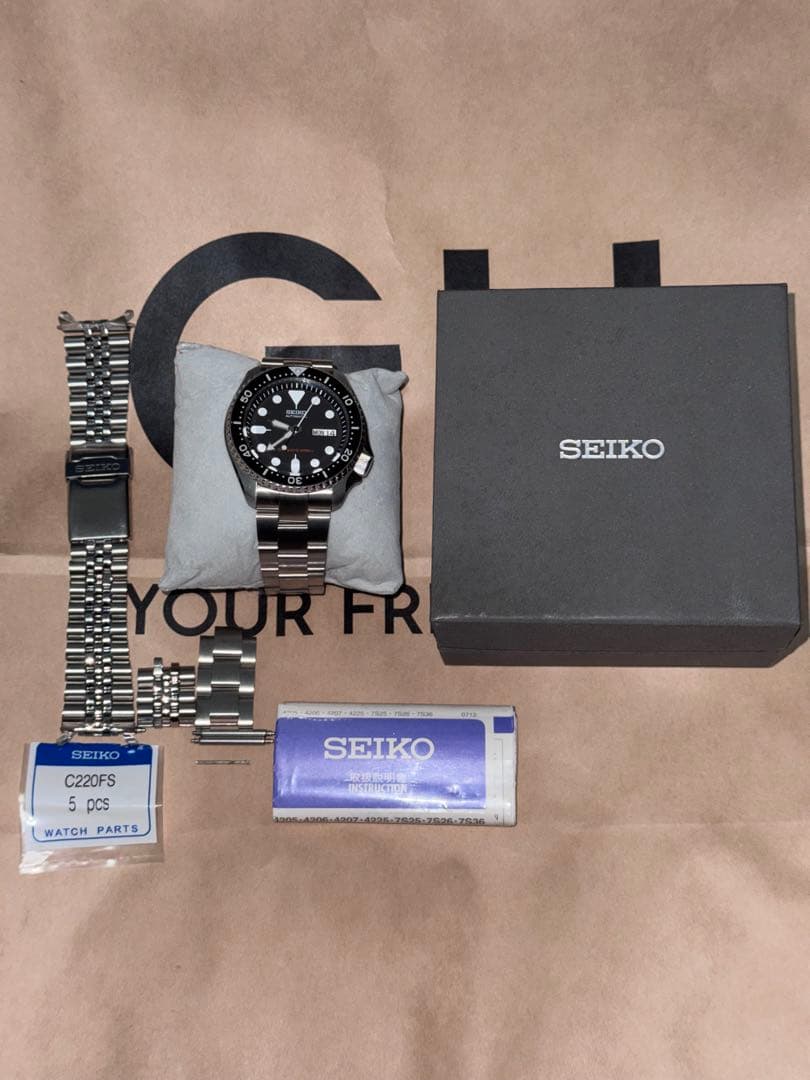 SEIKO セイコーダイバーズ　ブラックボーイ　SKX007