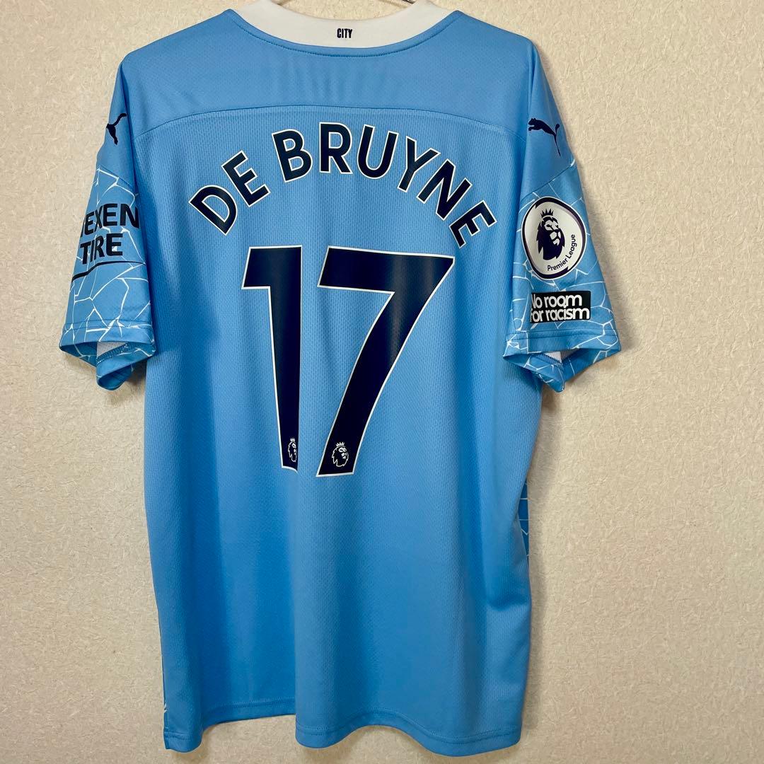正規品】マンチェスター・シティ 20/21デ・ブライネ 17 XLフルパッチ