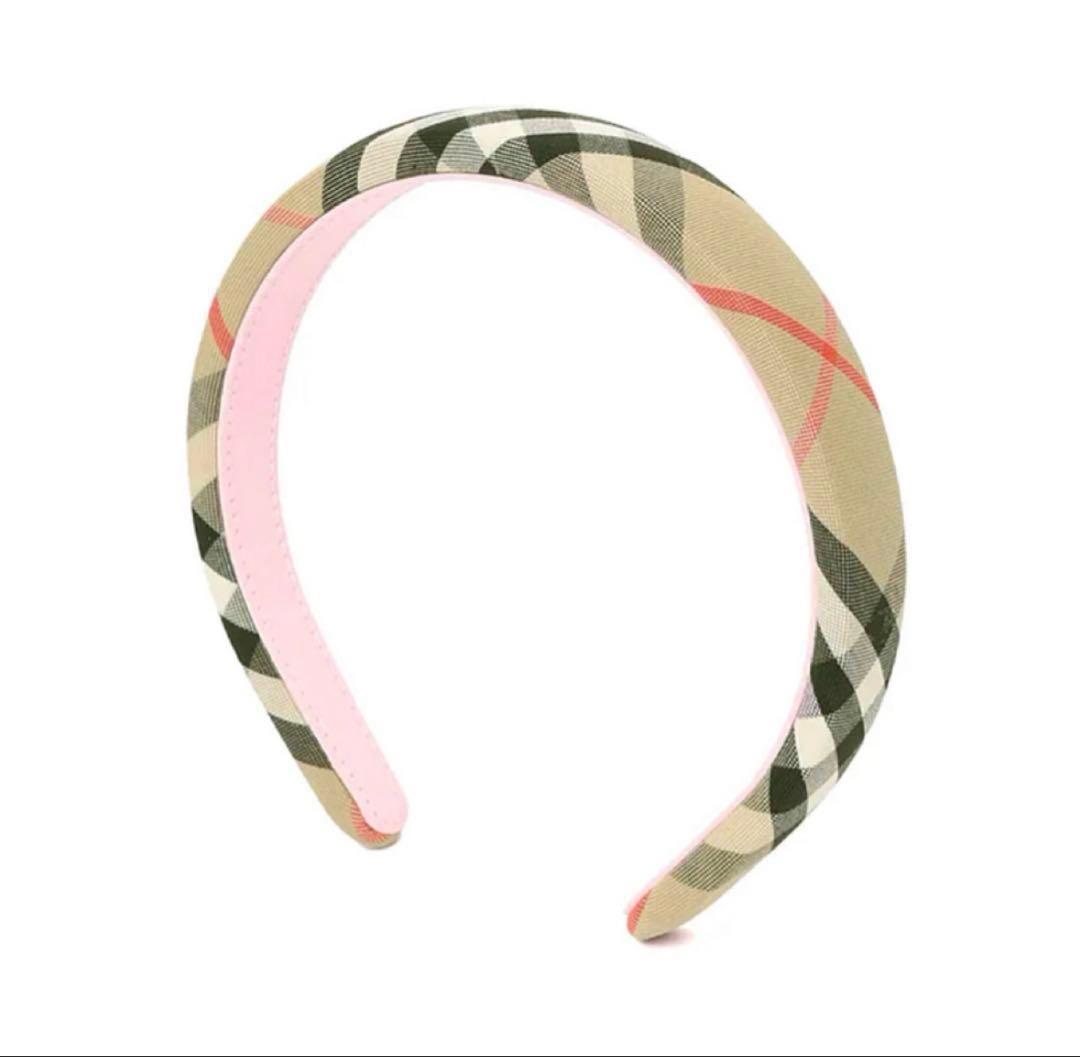 未使用品！ バーバリー カチューシャ チェック