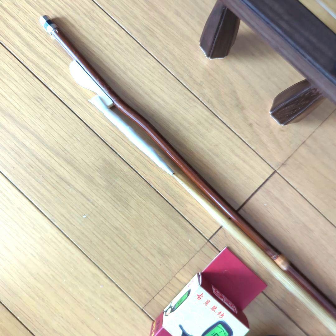 胡涵柔製作 未使用 最上級明清老紅木 回紋頭二胡7