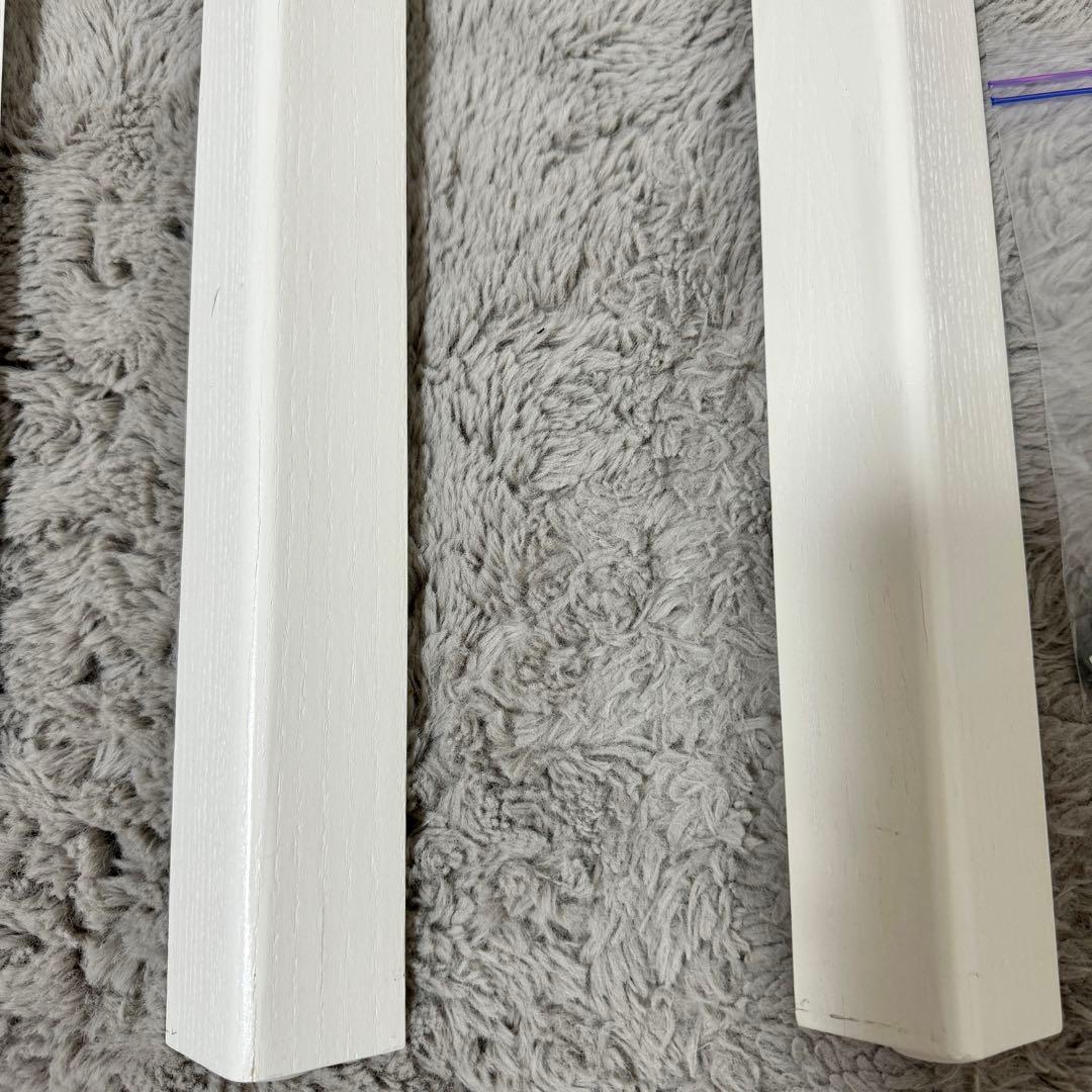 【れー】IKEA エーケダーレン ダイニングテーブル　ホワイト 伸長式