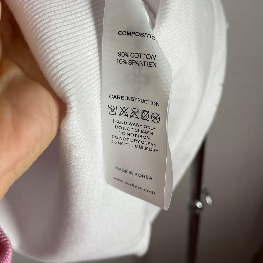 SURGERY サージュリー メタルクローバーロゴ クロップド ノースリーブ