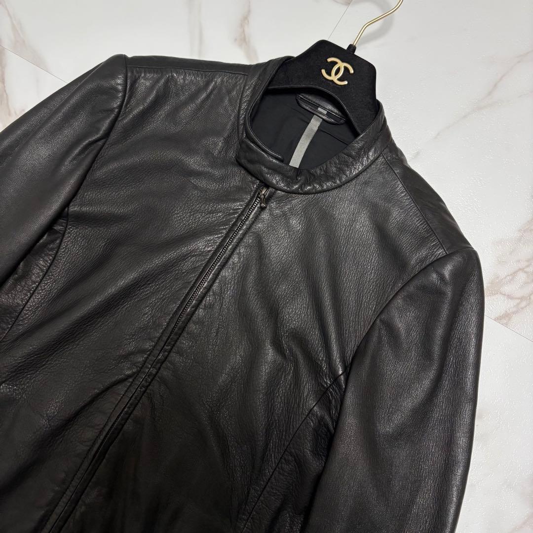 激レア✨️カズユキクマガイ 鹿革 シングル ライダース レザー