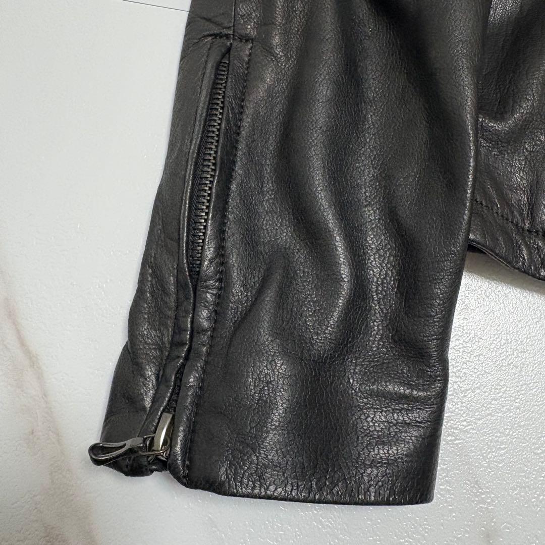 激レア✨️カズユキクマガイ 鹿革 シングル ライダース レザー