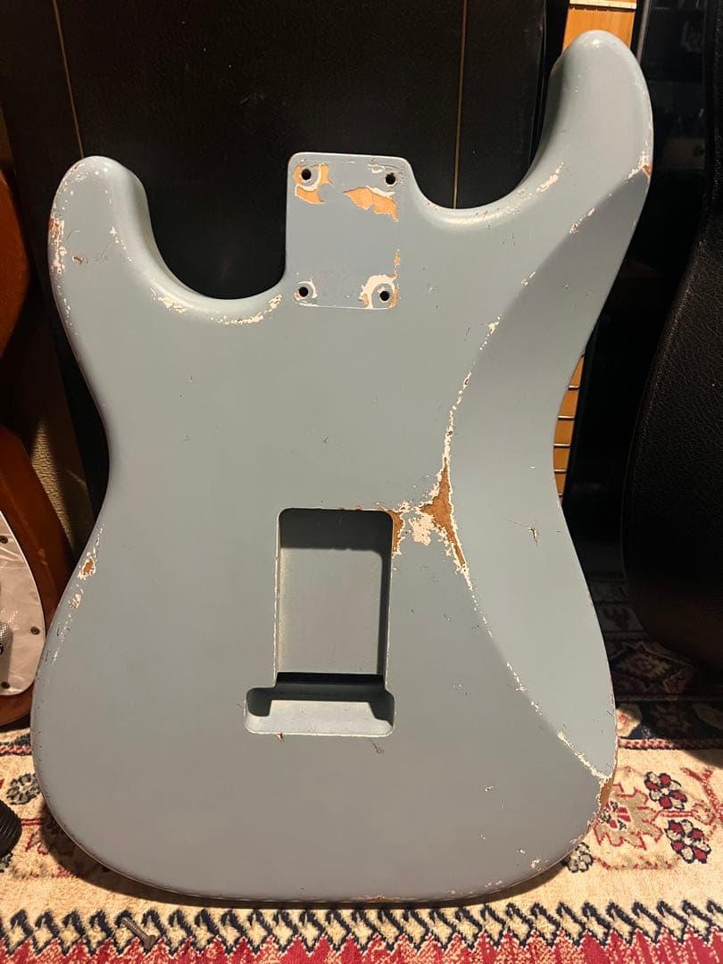 MJT ストラト用ボディ　ソニックブルー　レリック　ギター