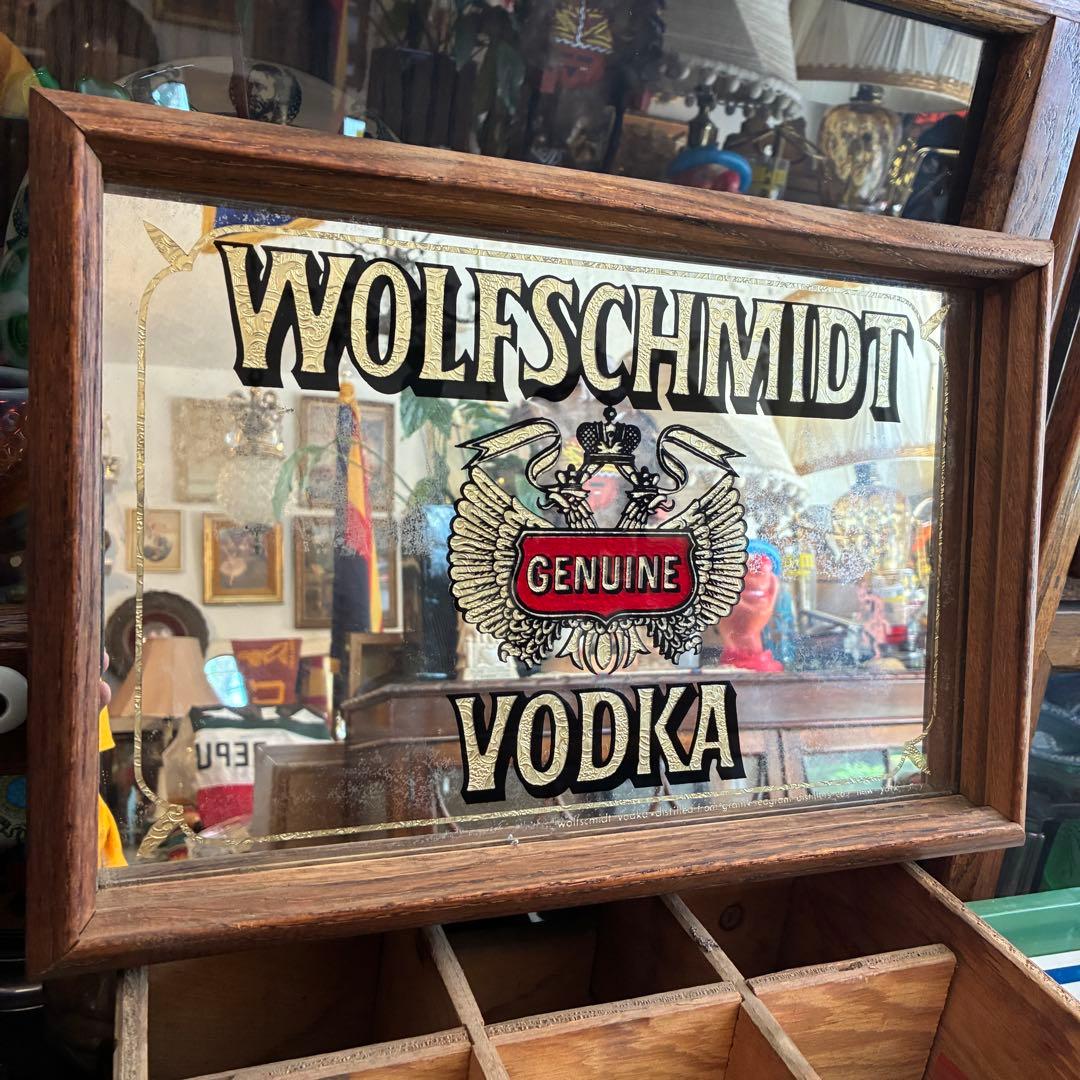 貴重！WHALER 貴重！WHALER'S アメリカアンティークパブミラー鏡USA