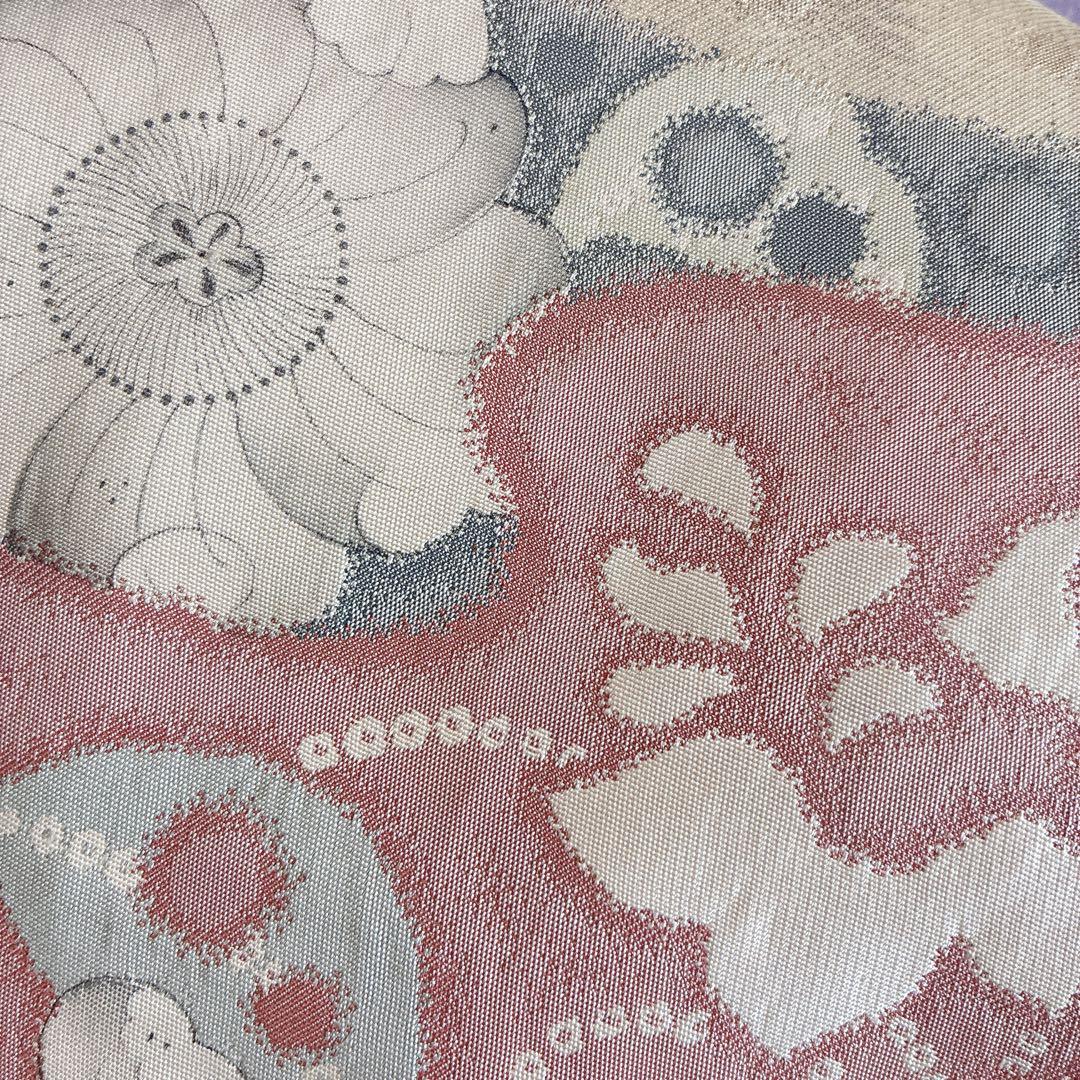 色無地 フルセット 着物 正絹 辻ヶ花の帯 しつけ糸つき ロング丈 紫 J9