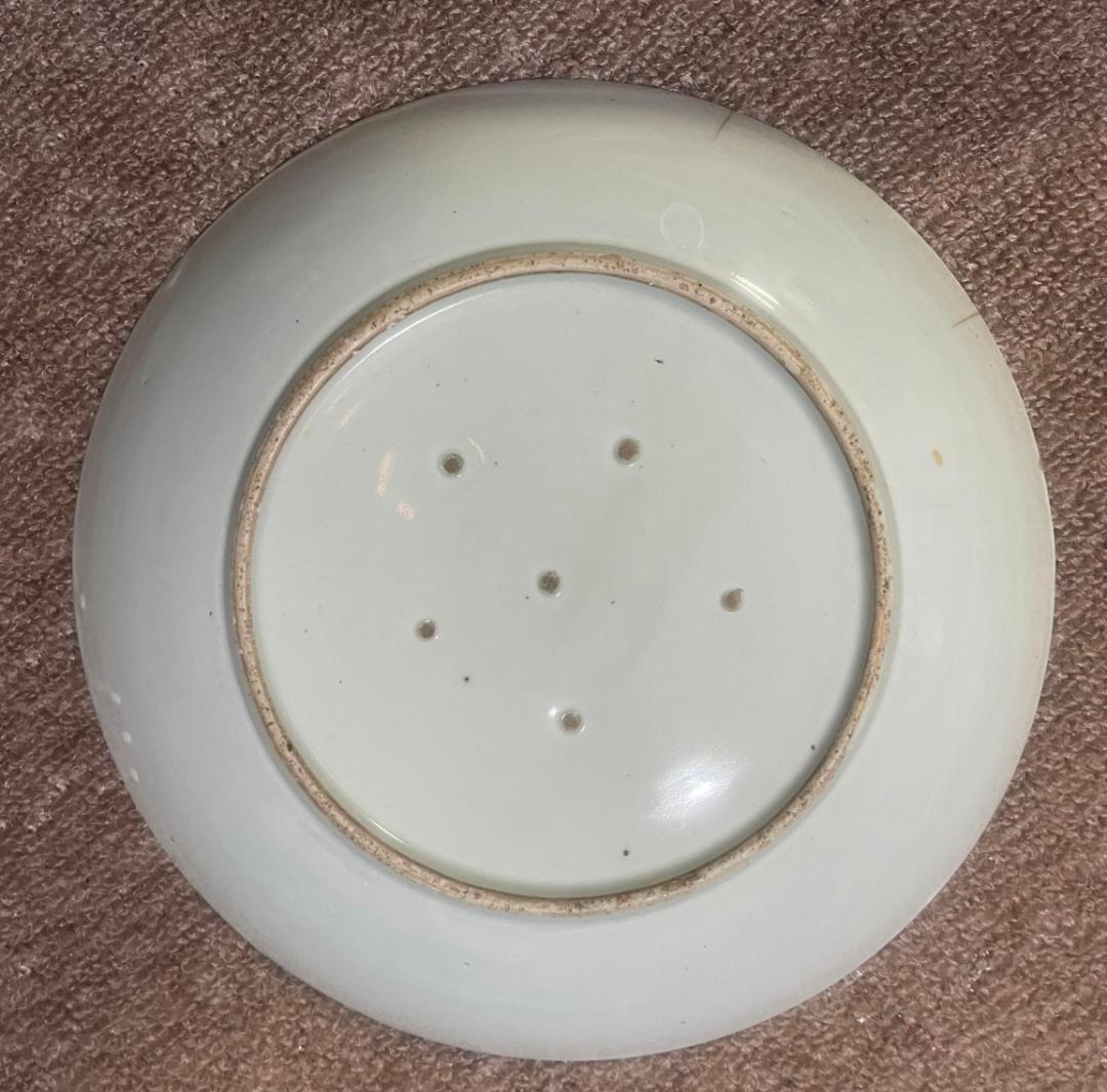 古伊万里山水文染付皿 Koimari 江戸時代　磁器