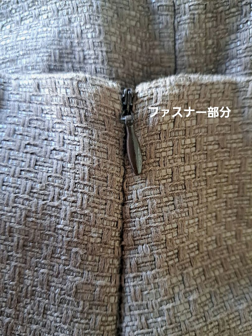 フェラガモスカート サイドファスナー