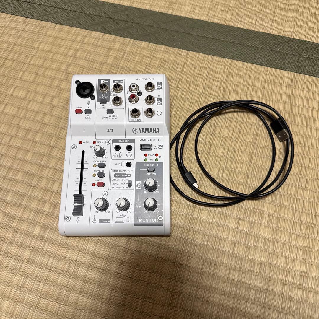 YAMAHA AG03MK2 ホワイト(7〜9枚目キズ写真) ヤマハ YAMAHA AG03MK2