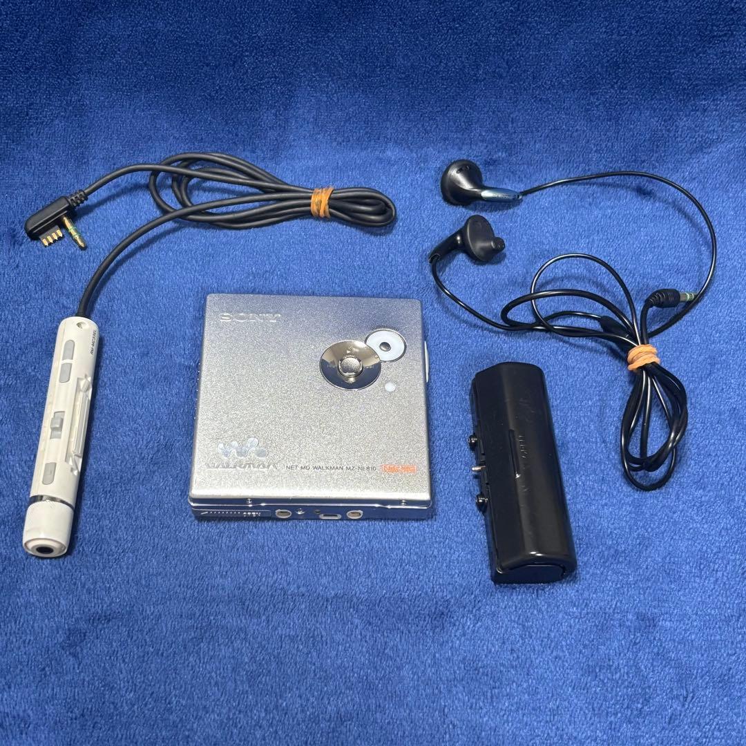 SONY MDウォークマン MZ-NE810 動作確認済み 動作品 SONY ソニー MZ