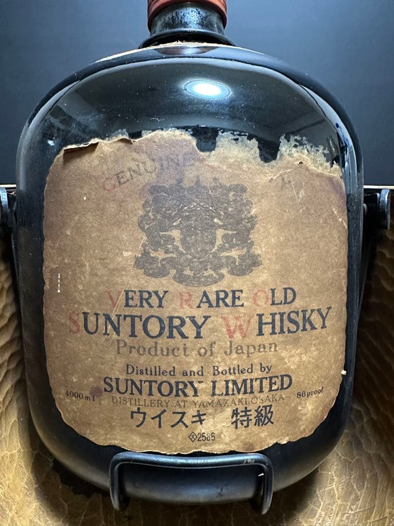 未開封 サントリーウイスキー SUNTORY WHISKY 飾台 4000ml
