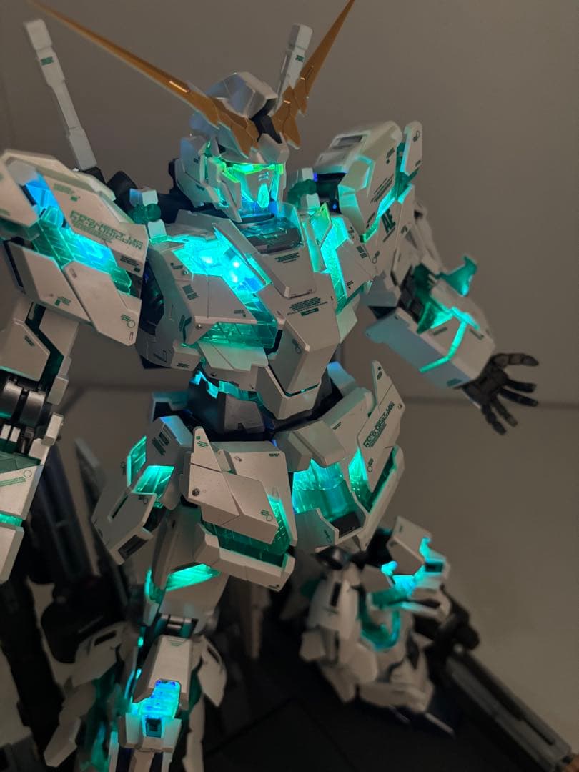 専用出品 PG 1/60 ユニコーンガンダム1号機　最終決戦仕様　LED 完成品