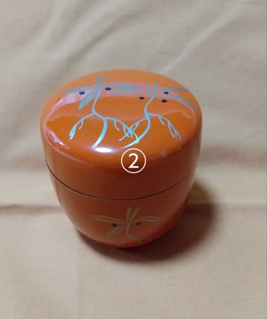 新品•未使用 木製•木乾 蒔絵 漆塗り 漆器 棗 お買い得 茶道具 単品