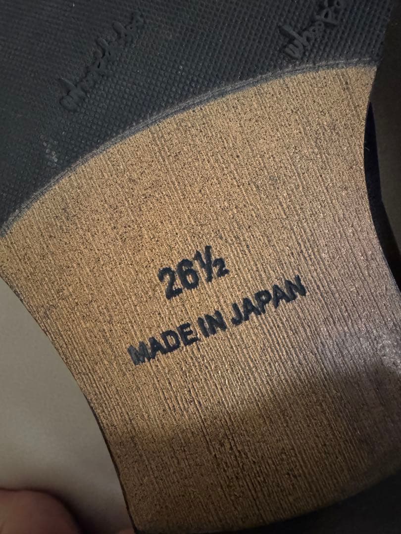 【美品】フープディドゥ　ストレートチップ　シューズ　栃木レザー　26.5cm